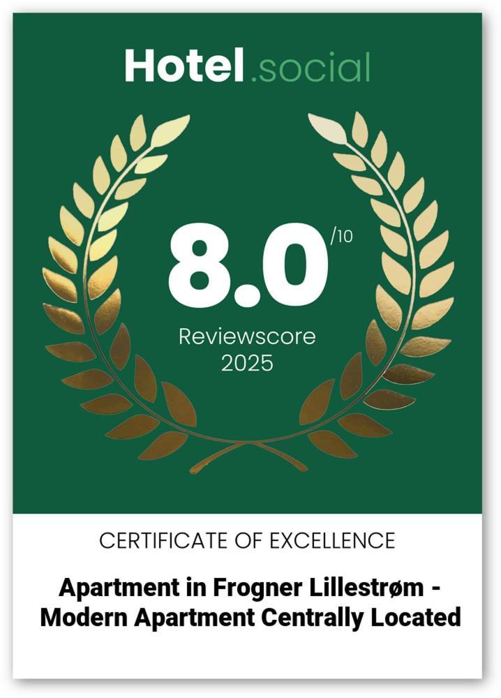 Jeci Apartment In Frogner Lillestrom - Modern And Central ภายนอก รูปภาพ
